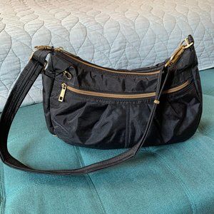Travelon Black Anti-Theft Crossbody + Shoulder Bag